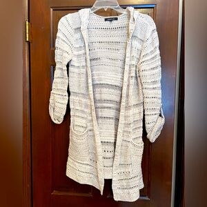 Relativity Grey Knit Cardigan